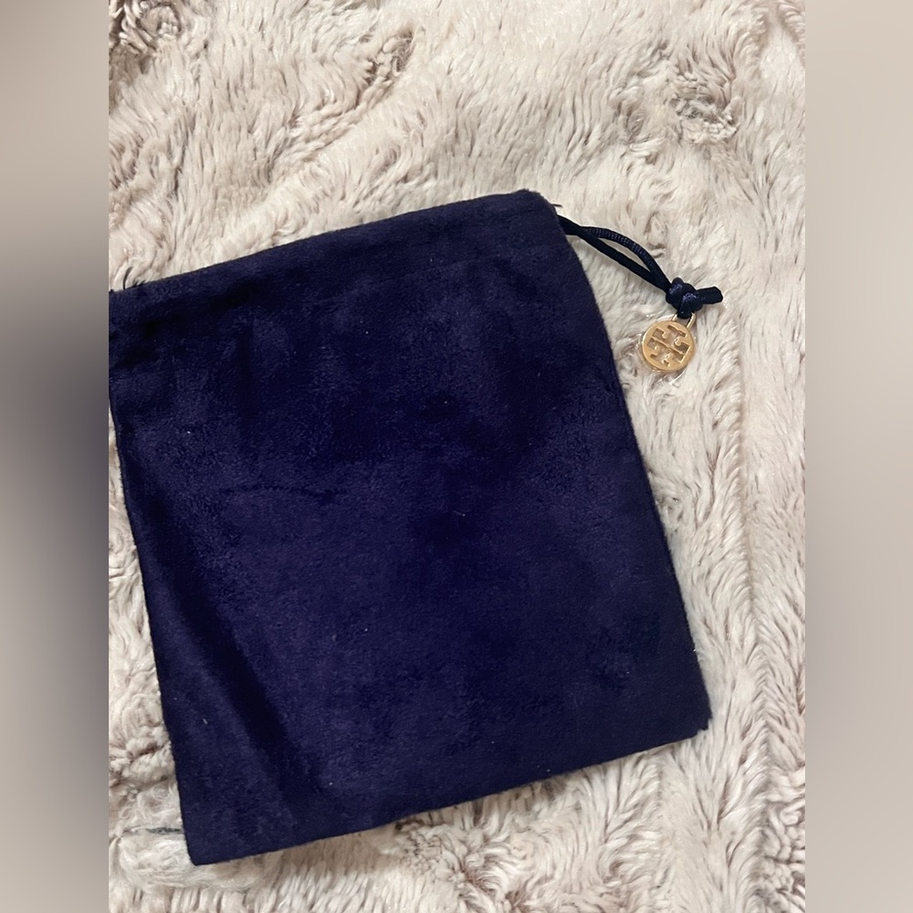 Tory Burch Navy Velvet Bag